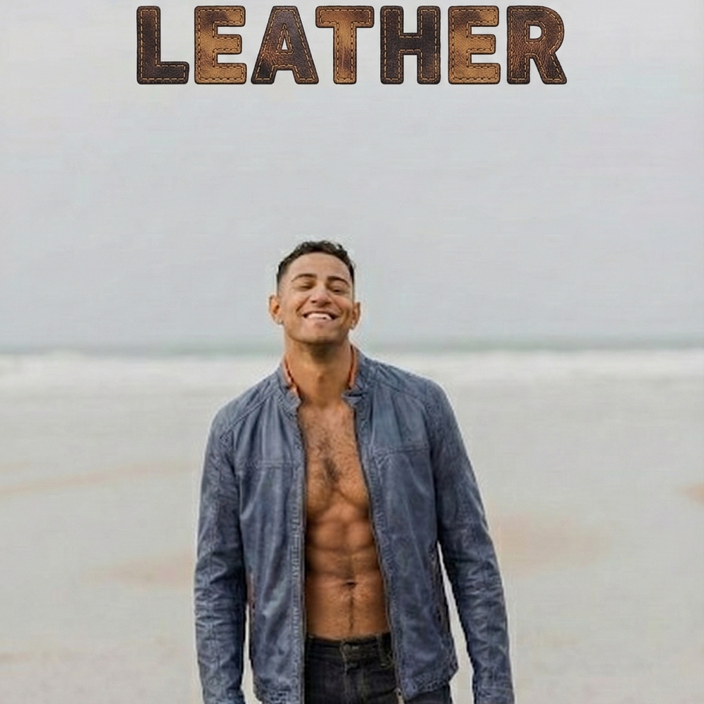 Blue Leather Jacket